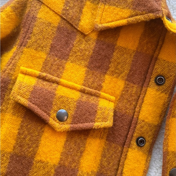 Sandro jacket. Checkered mustard color. - Picture 2 of 4